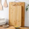 3-Piece Cutting Board, Kitchen Cutting Board, Bamboo Cutting Mat for Cooking, Non-Slip Cutting Board with Hanging Hole, Thick Cutting Sheet for Meat,