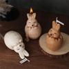 Eggshell Rabbit Silicone Mold Creative Easter Animal DIY Chocolate Candy Molds Kitchen Baking Cake Decor Tool Candle Soap Mould