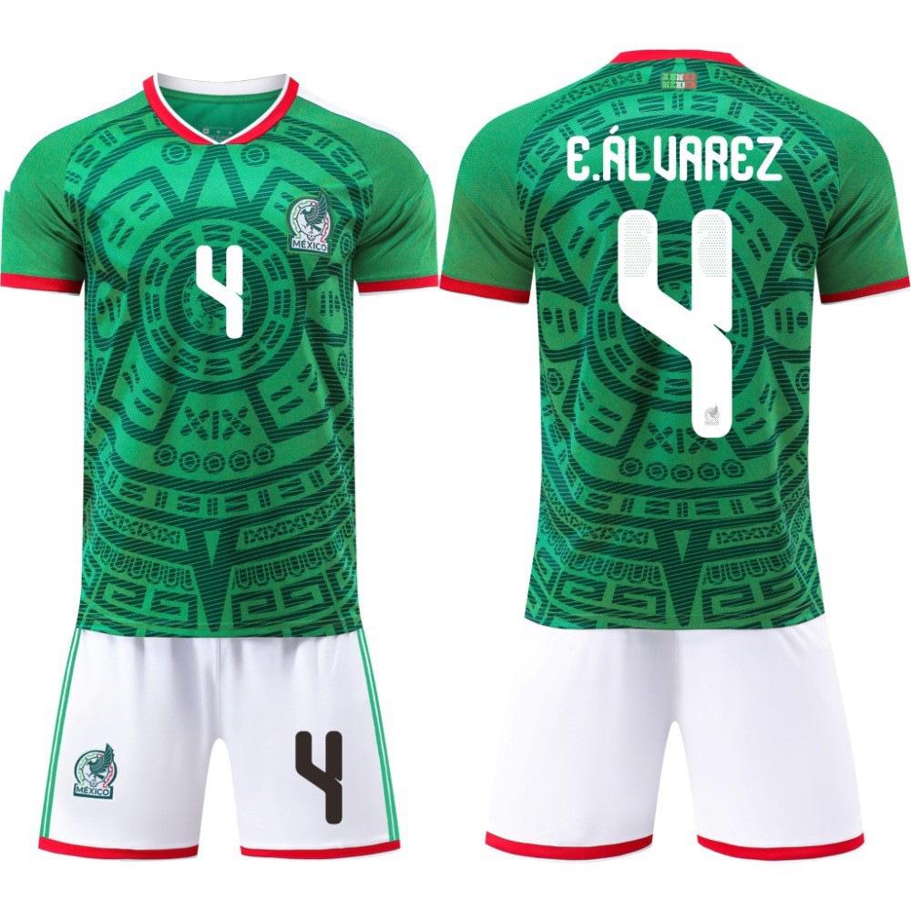2627 Weltmeisterschaft Mexiko Heimtrikot Nr.. 4 9 Raul Nein. 11 Kinderanzug neues grenzüberschreitendes Fußballtrikot