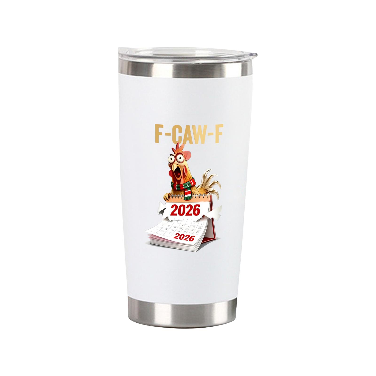 

Steel Insulation Sports Ice Coffee Beer Water Cup 20oz Interesting Gift, Cute Printed Water Cup One Size