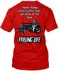 Tricou cu tractor trăgând Tee Fabricat în SUA Mărime de la S la 5XL