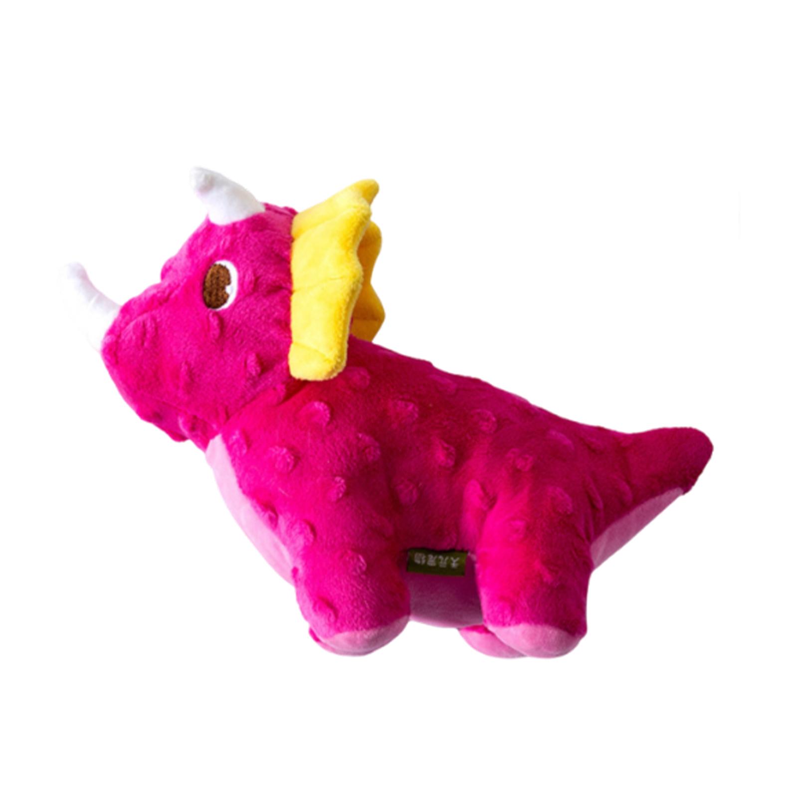 

Durable Plush Dog Toy Squeaky Chew Toy for Pets Soft Stuffed Animal Shape Designed for Interactive Play and Long-Lasting Use One Size