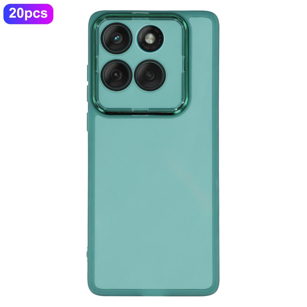 Bulk Purchasing 20Pcs For Motorola Edge 60 Fusion 5G Case Electroplated Camera Frame TPU Phone Cover Precise Cutouts