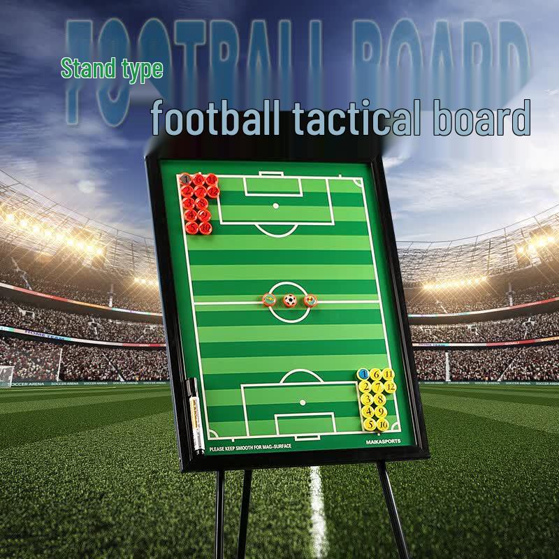 Football Tactics Coaching Board with Stand