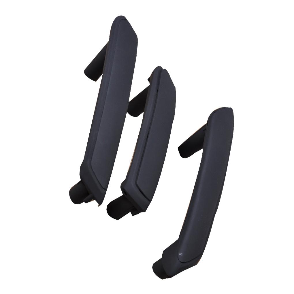 3pcs Front Right Rear Interior Door Handle Pull Grab Set Replacement For PassatB5 1998-2005