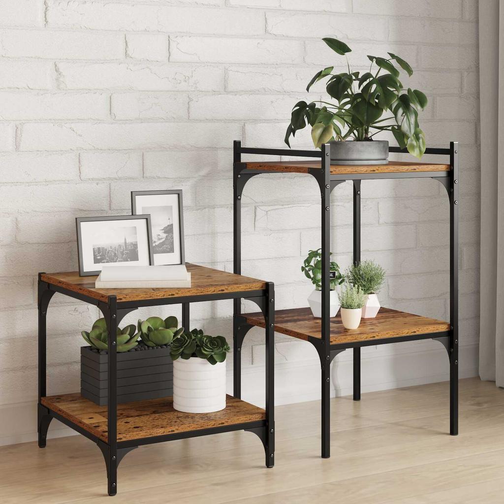 4-teiliges Wandregal-Set, Dekoratives Wandregal, Ablageregal, 40 X 40 X 1,5 Cm