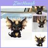 New Stylish Acrylic Black Dragon Car Pendant Charming Acrylic Decor For Vehicles