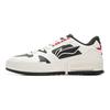 Li Ning Slip Resistant Cushioning Abrasion Resistant Low top Skateboard Shoes Women's White Black AGCU368-2