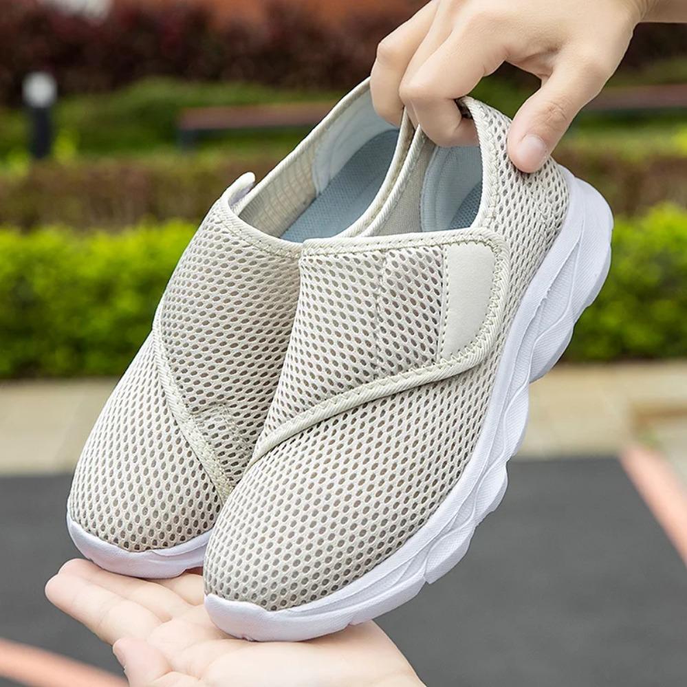 Popolari Scarpe Casual Unisex Ortopediche per Piedi Larghi e Gonfi Eversione dell'Alluce Regolabili Morbide Confortevoli Scarpe per Diabetici Scarpe da Passeggio