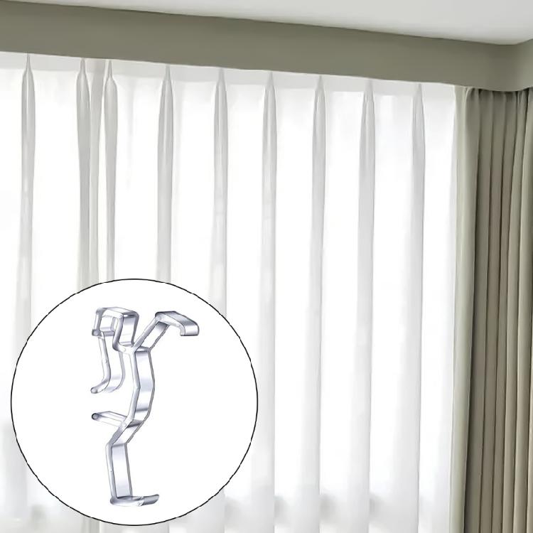 20Pcs Blinds Curtain Clips Horizontal Window Curtains Securing Clamps for Hiddens Valance Sheer