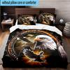 American Freedom Spirit 3pcs Bedding,Including 1pc Duvet Cover And 2pcs Pillowcases Perfect for Christmas,Ideal for Bedroom, Dormitory