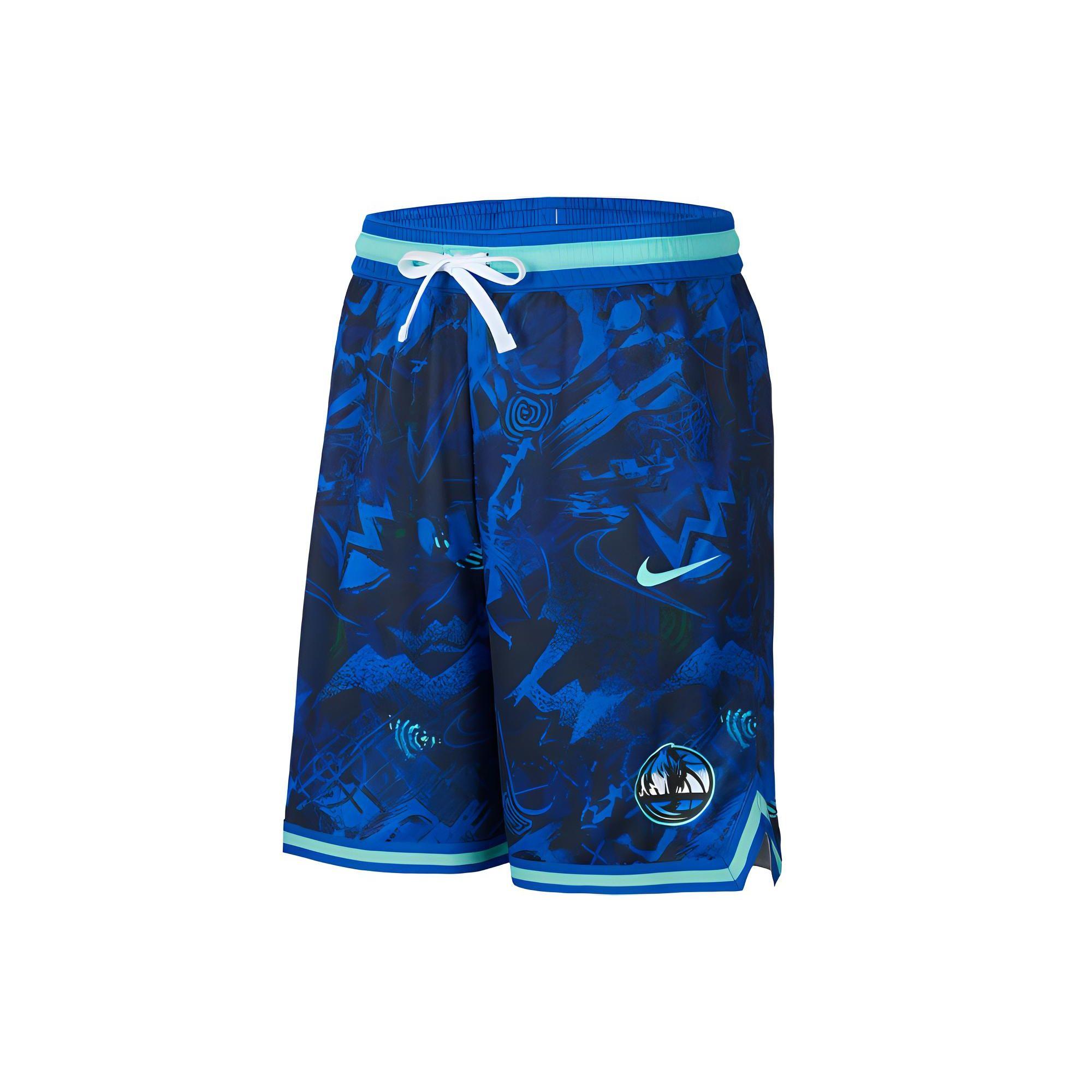 

Мужские быстросохнущие дышащие баскетбольные шорты Nike Dallas Mavericks синие DJ4035-405 XL