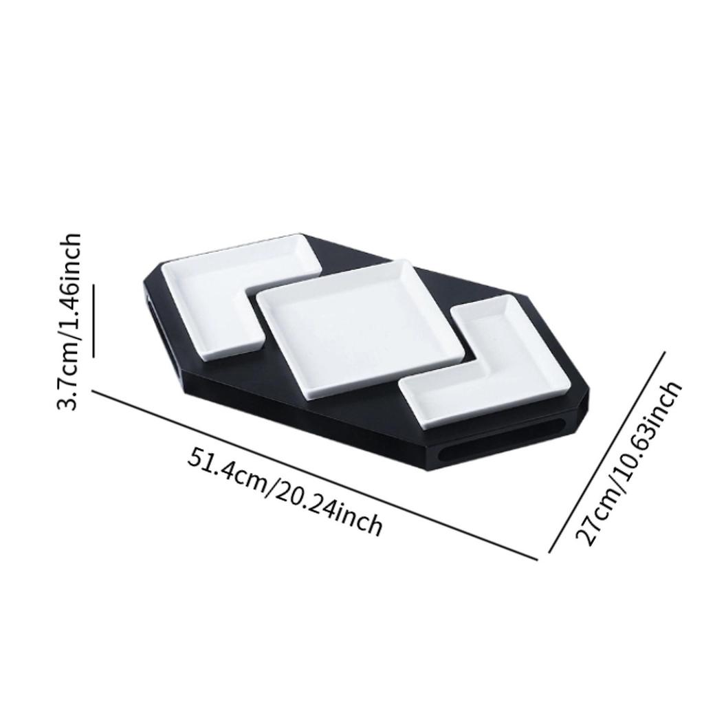 for Holiday Parties in The Living Room, This Serving Plate with Dividers Is A Versatile Appetizer