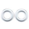 High-Strength White Zinc Flat Washer, Carbon Steel, M2-M30
