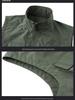 Gilet da pesca casual da uomo multi-tasche per primavera e autunno, per esterni, per mezza età e anziani
