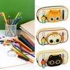 Cartoon Pencil Case Portable Pen Box Stylish Accessory 3D Cat Pen Bag  Office
