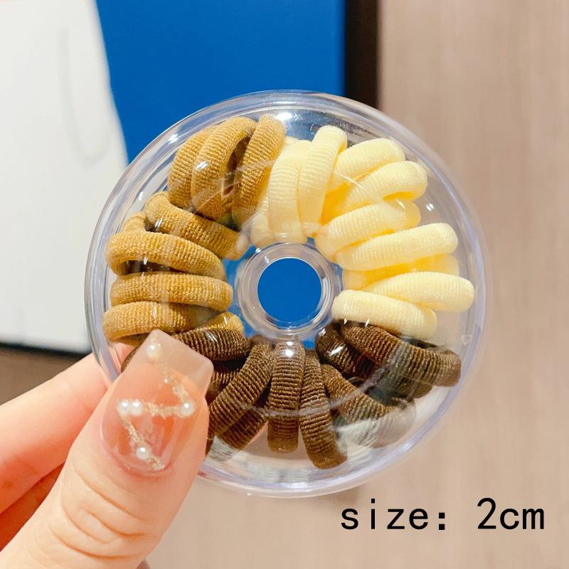 Children's Seamless High-Elasticity Hair Ties - No Damage Rubber Bands for Girls