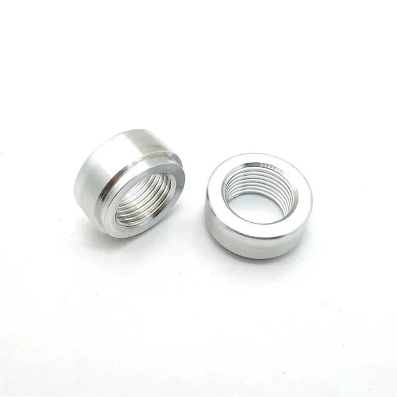 2PC 1/2 3/4 1/4 1/8 3/8 NPT M18X1.5 M16X1.5 M14X1.5Female Thread Weld On Bung Aluminum Female Weld On Fitting Bung Hose Adapter