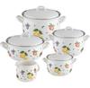 Country Fruit Garden Cookware Set, 5 Pieces (0547-068)