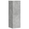 Plant Stand Set of 2 Concrete Grey 33 X 33 X 100 Cm Wood Based Material