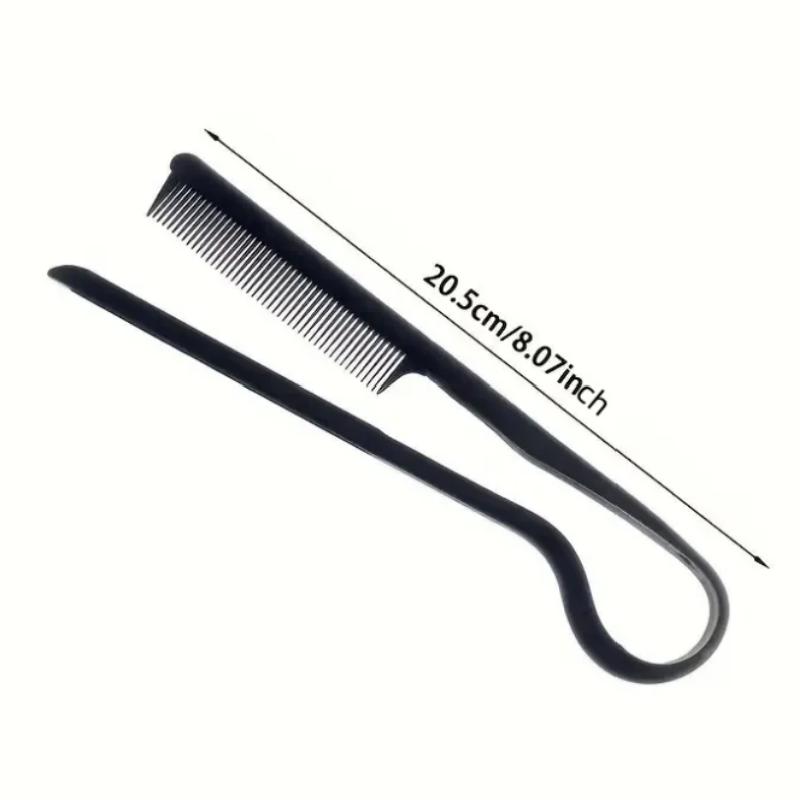 

Professional V-Shaped Comb Messy Hair Finishing Splint Comb for Hair Straightening & Cutting Portable Salon Hairstyling Tools