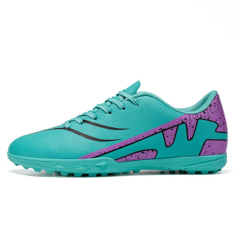 Men's Football Shoes Low Top Soccer shoes Men's Long Nail FG Cleat Outdoor Sports Training Shoes Anti Slip Nail Shoes Size 35-45