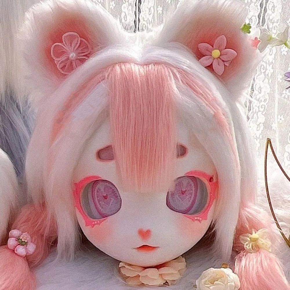 Animal Kigurumi Base Beast Skull Mask DIY Fursuit Head Base Kawaii Furry Mask  Costume Prop