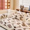 Bohemian Shu Cotton Velvet Sofa Cover – Anti-Scratch, Universal Style