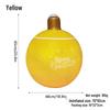 Outdoor PVC Inflatable Christmas Ball with Hanging Lantern for Courtyard Decoration