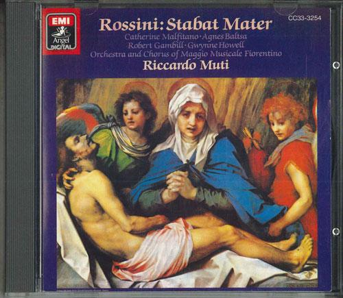 

CD RICCARDO MUTI - Rossini:stabat Mater CC333254 TOSHIBA EMI Japan Classical Used