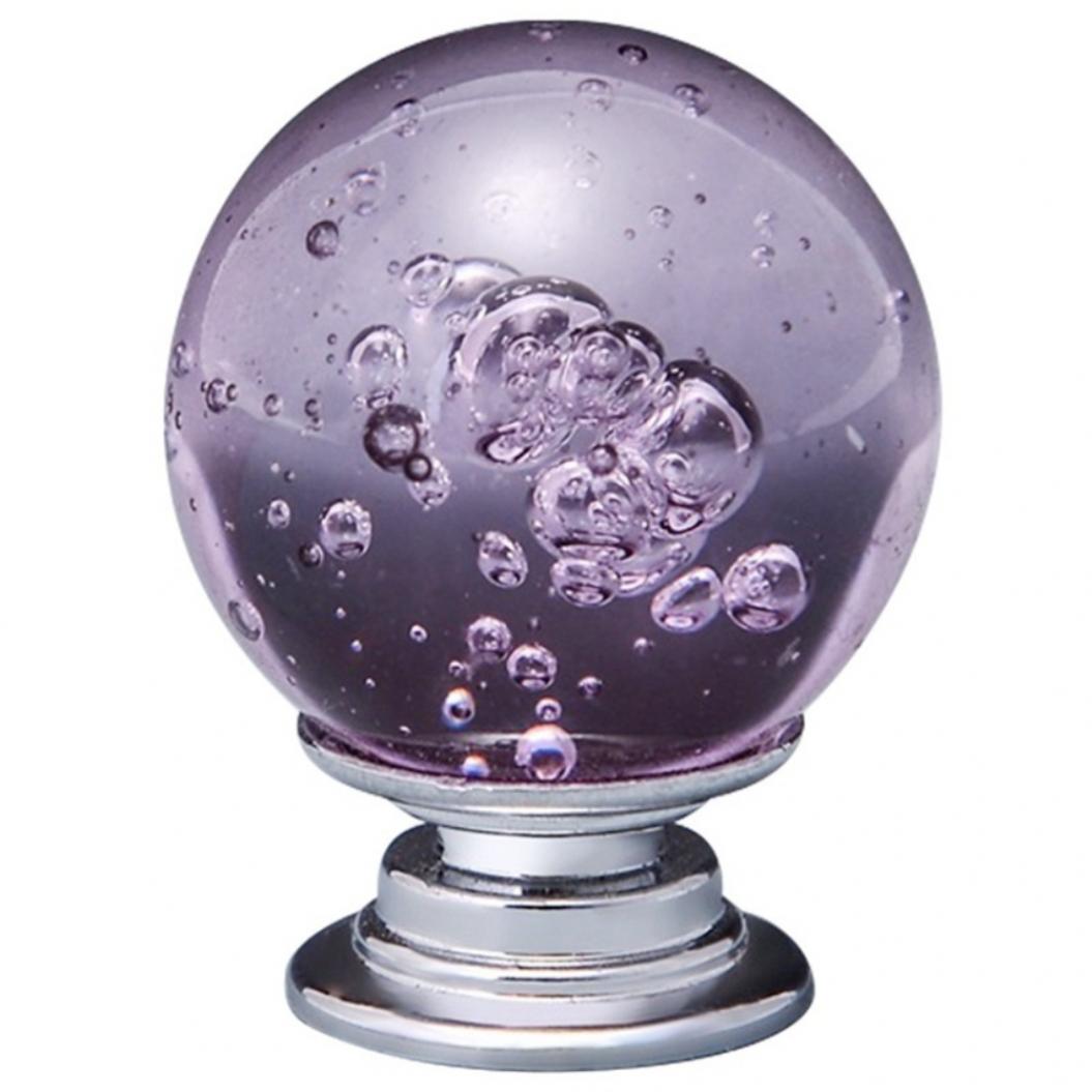 

Круглая ручка для ящика с пузырьковым шариком, ручка для шкафа, мебельная дверная ручка серый