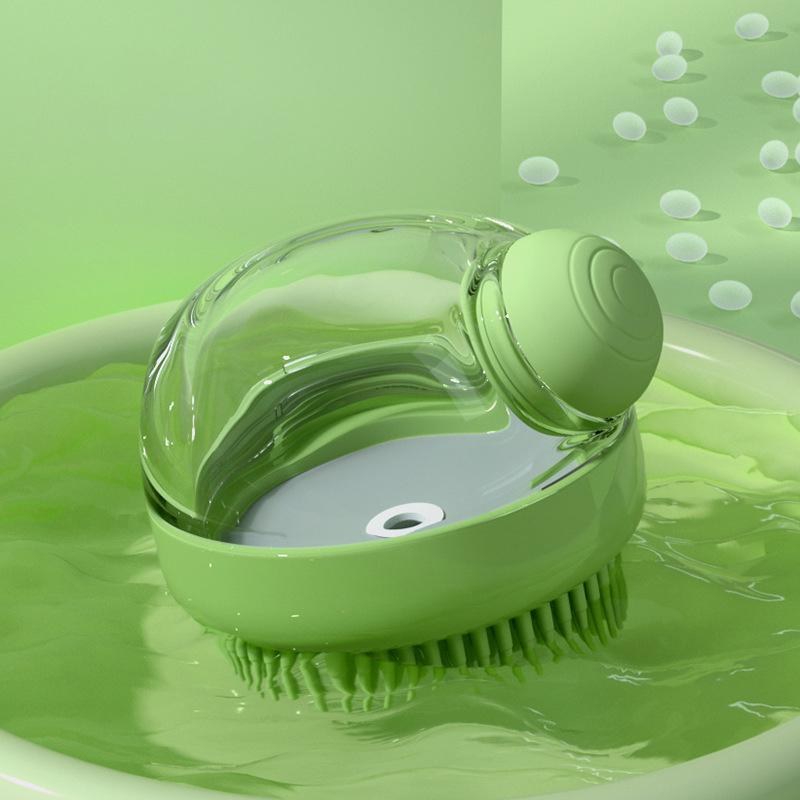 New Pet Brush Cat Bathing Silicone Massage Bath Scrubber Dog Grooming Shower Bubble Machine Easy Use Pet Cleaning Supplies