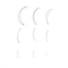 S925 Sterling Silver 1.5mm Curved Tube Beads for DIY Bracelets