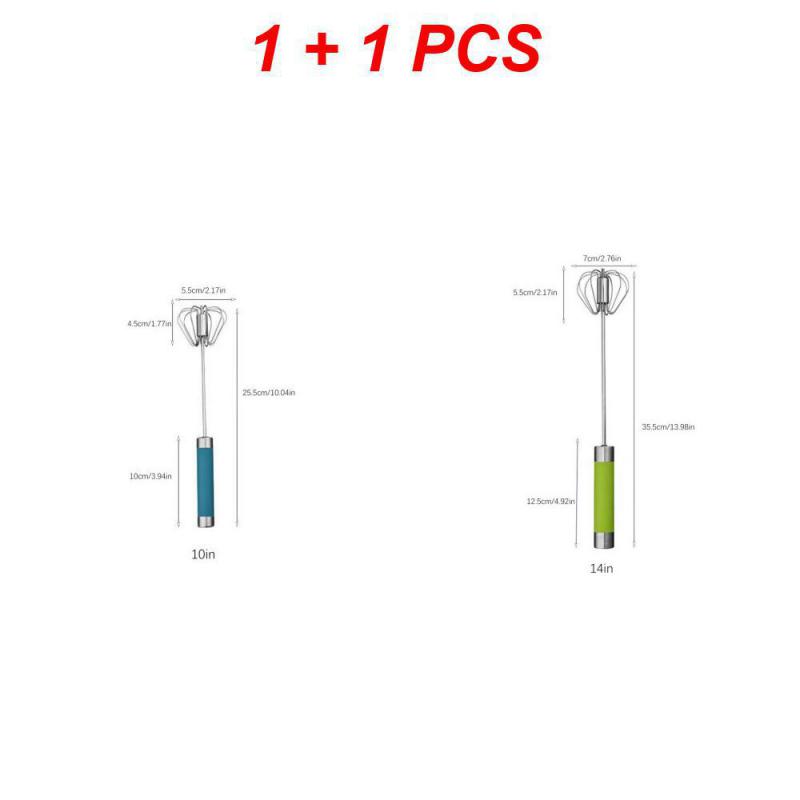 Kitchen Semi-Automatic Whisk Egg Beater Stainless Steel Manual Egg Beater and Cream Mixer Kitchen Mixer Egg Separator Tools