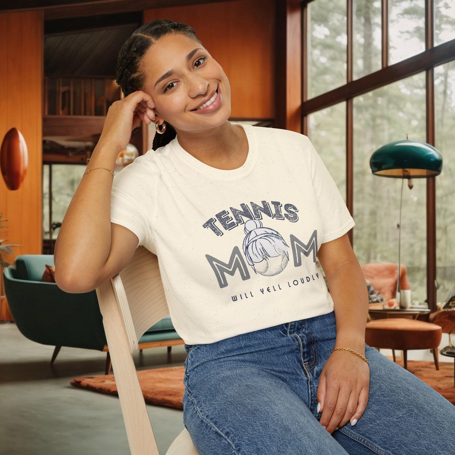 Tennis Mom T-Shirt: Funny Gift for Tennis Lovers 2XL