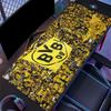 Dortmund Mauspad, Große Gaming Schreibtischmatte, Rutschfestes XXL-Mauspad für Laptop & Tablet, Mini-PC-Spielmatte mit Genähten Kanten