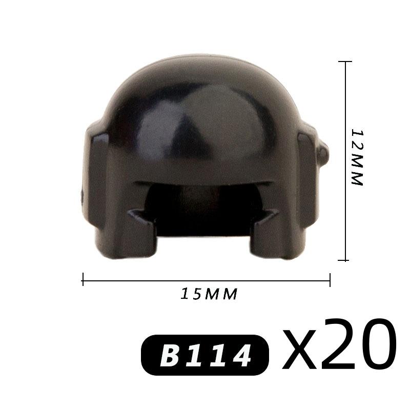 Blocchi da Costruzione Armi da Guerra Militari Medievali Accessori Personaggi Film Pistola Ascia Casco Cappello Zaino Corazza Gilet Mini Giocattolo Regalo K024