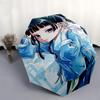 1 Stück Outdoor-Schirm mit Anime-Charakter-Design - Automatisches Öffnen/Schließen, Tragbares 3-fach faltbares Design, 8-Speichen-Eisenrahmen - Perfektes Geschenk für Fans, T