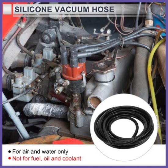 10FT 116" 2mm ID 3mm Thickness Vacuum Tubing Hose for Air and Water