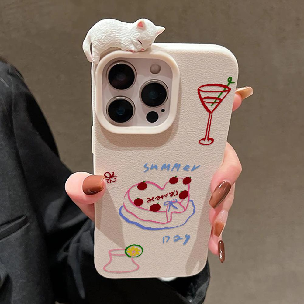 Painted Phone Case for iPhone 11 12 13 14 15 16 iPhone 11 12 13 14 15 16 Pro 12 13 14 15 16 Pro Max