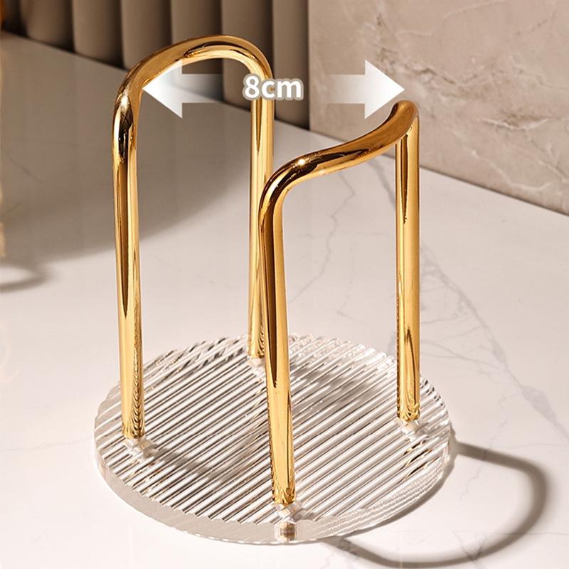 Disposable Cup Storage Holder Rack Shelf Water Tea Cups Acrylic Dispenser with Longer Stick Mug Display Stand Organizer Supplies