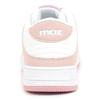 moz U Combination White and Size Women's Low-Top Sneakers, Colors, Pink, 24.5cm