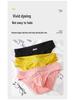 Men's Low Waist Pure Cotton Triangle Underwear with Separated Pouch