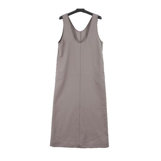 [Used] SLOBE IENA 25SS U-neck jumper skirt dress 36 Gray