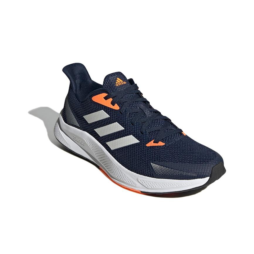 adidas X9000L1 Basic Versatile Fabric Non-Slip Wear-Resistant Lightweight Low-Top Casual Running Shoes Men Sneakers Blue Orange EH0003