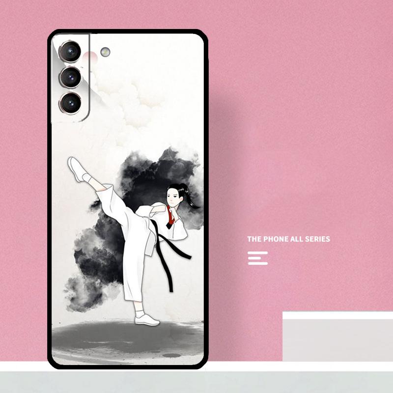 Kung Fu Taekwondo Karate Phone Case For Samsung Galaxy S25 S26 Ultra S20 S21 S22 S23 S24 S10 Plus S25 FE Cover Coque