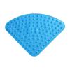 PVC Scalloped Bathtub Mat, Safety Shower with Drain Hole, Bathroom Mat, Creative Foot Mat, Easy to Clean, Washroom Mat
