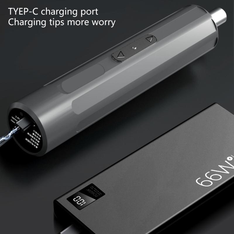 Mini Electric Screw Driver Kits with Magnetic Bits Rechargeable Electric Screwdriver, Power Cordless Screwdriver Set