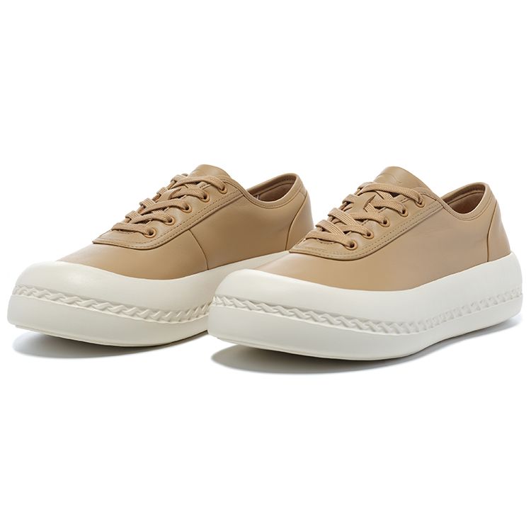 Li-Ning 1990 Mysterious Chain Thick Sole Height Increasing Casual Lightweight Breathable Low Top Skate Shoes Women sneaker Brown ALHT038-5