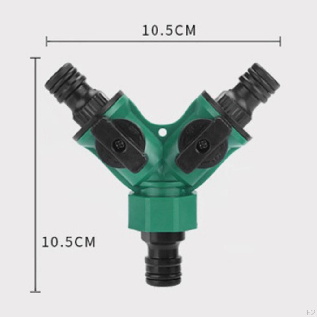 Garden Hose Splitter Adapter Easy To Install Replaces Y Shape Tap for Watering